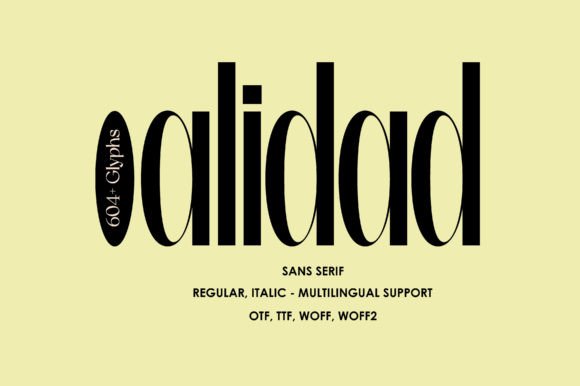 Alidad: A Modern Sans Serif for Elegant Design