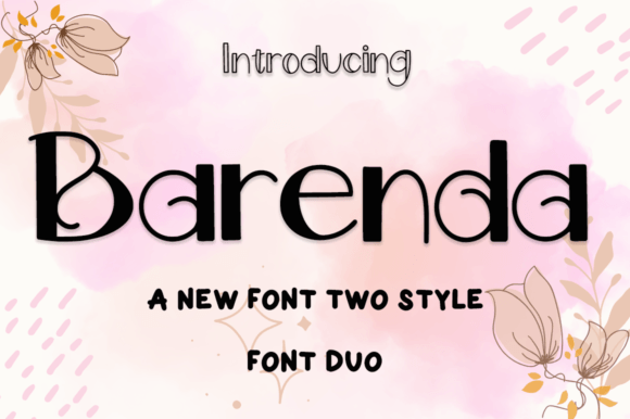 Barenda: Where Elegant Script Meets Bold Display