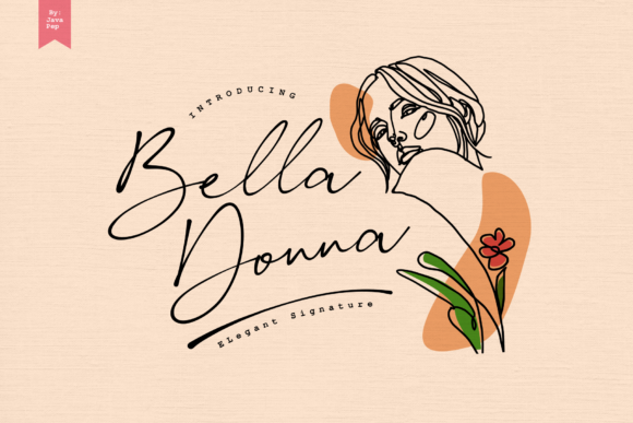 Bella Donna: A Handwritten Font for Delicate & Modern Designs