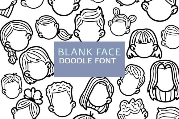 Blank Face Doodle: A Playful Font for Creative Projects