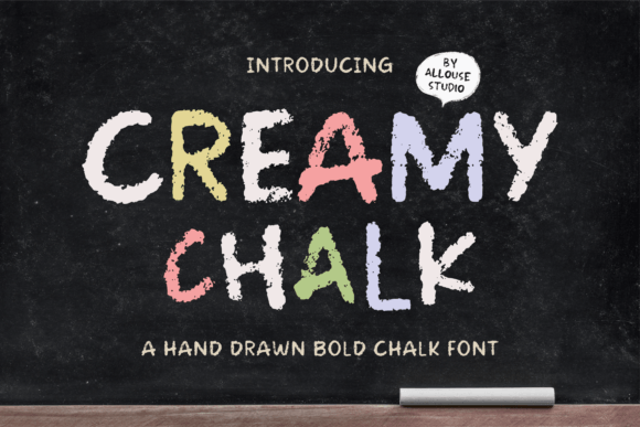 Creamy Chalk: The Friendly Display Font for Modern Brands