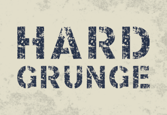 Hard Grunge: The Raw Font That Demands Attention