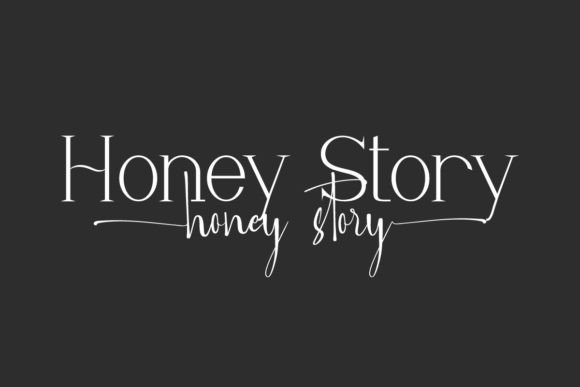 Honey Story: A Luxury Font Duo for Elegant Design