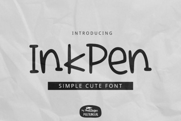 InkPen: A Playful Handwritten Font for Creative Projects
