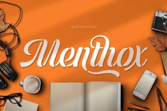 Menthox: A Fresh Take on Stencil Script Fonts