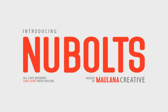 Nubolts: A Bold Sans Serif for Modern Brands