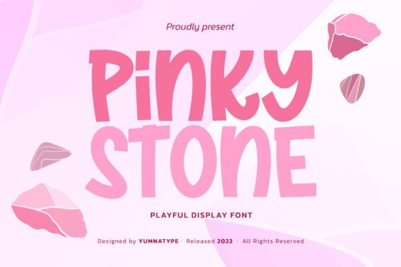 Pinky Stone: A Display Font That Balances Feminine Charm with Modern Fun