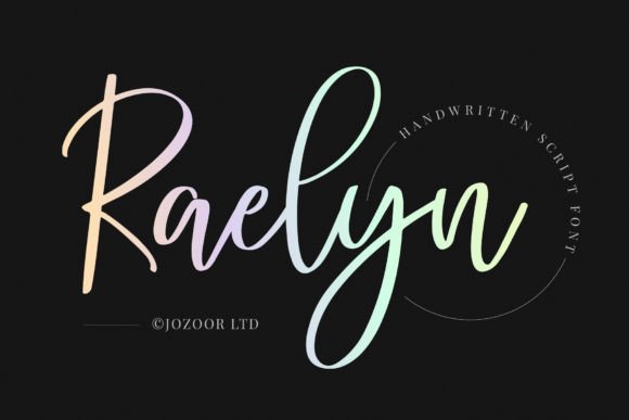 Raelyn: The Calligraphy Typeface That Dances