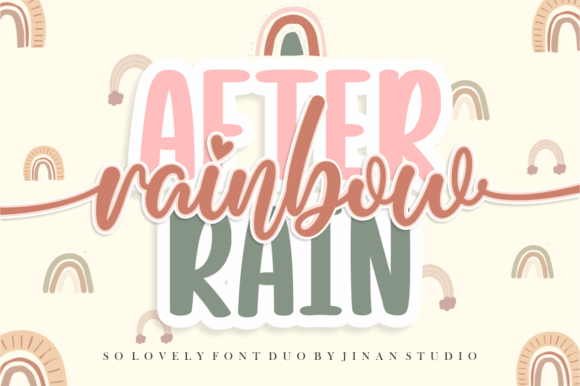 Rainbow After Rain: A Stylish Duo for Romantic Design