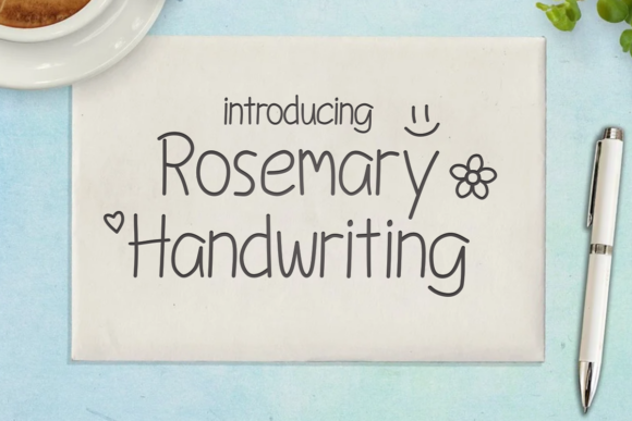 Rosemary Handwriting: A Friendly Touch for Creative Projects