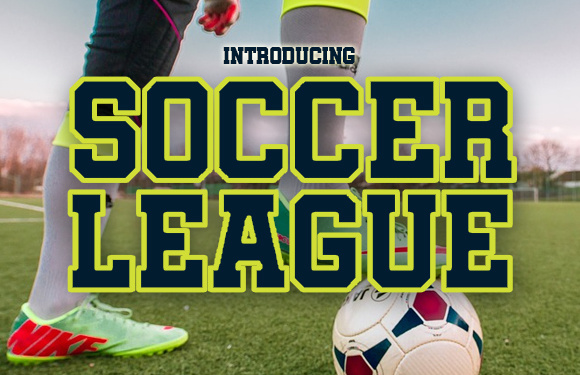 Soccer League: A Dynamic Typeface for High-Impact Design