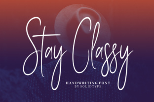 Stay Classy: A Handwritten Script for Modern Design