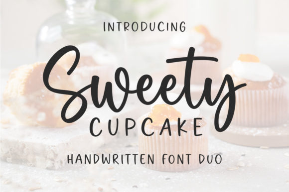 Sweet Cupcake: The Elegant Duo Font for Modern Design