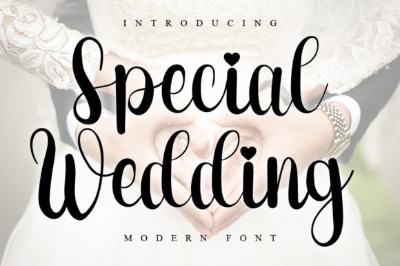 The Special Wedding Font: A Designer's Fresh Handwritten Asset