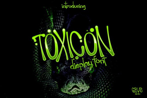 Toxicon: The Psychedelic Typeface for Bold Branding