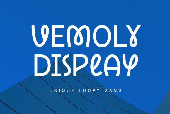 Vemoly Display: A Fresh Take on Minimalist Typography